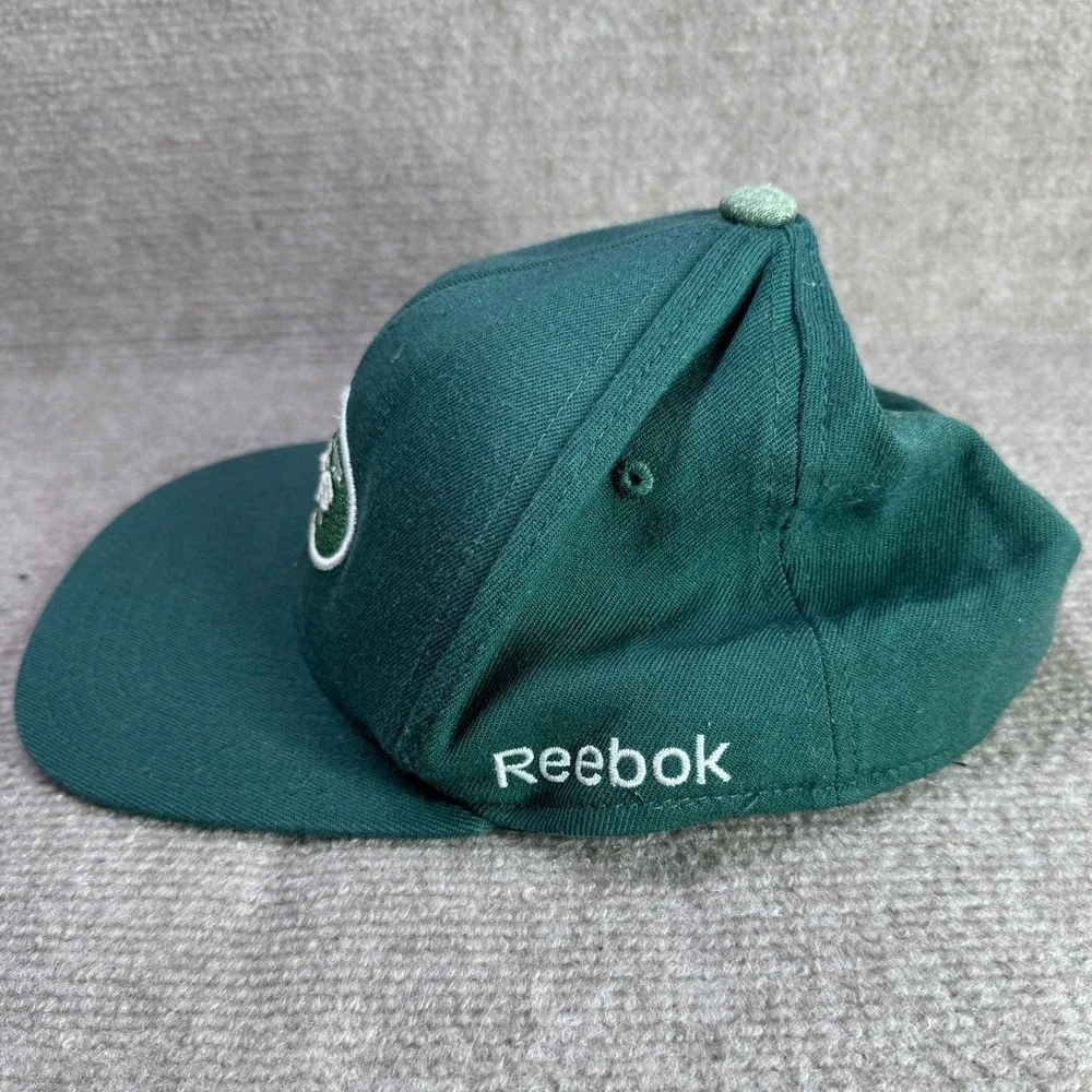 New York Jets Reebok Hat Mens S/M Green NFL Onfield Fitted Cap A141